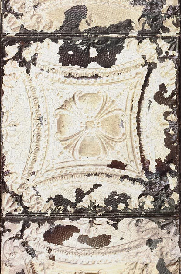 Tapete Brooklyn Tins 01 Elfenbein 2 Tapete Brooklyn Tins 01 Elfenbein – Bild 2