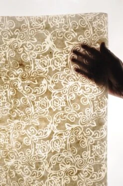 Tapete Laksmi Cremeweiss -ferm LIVING Verkäufe 325112 C Laksmi 2880x1440