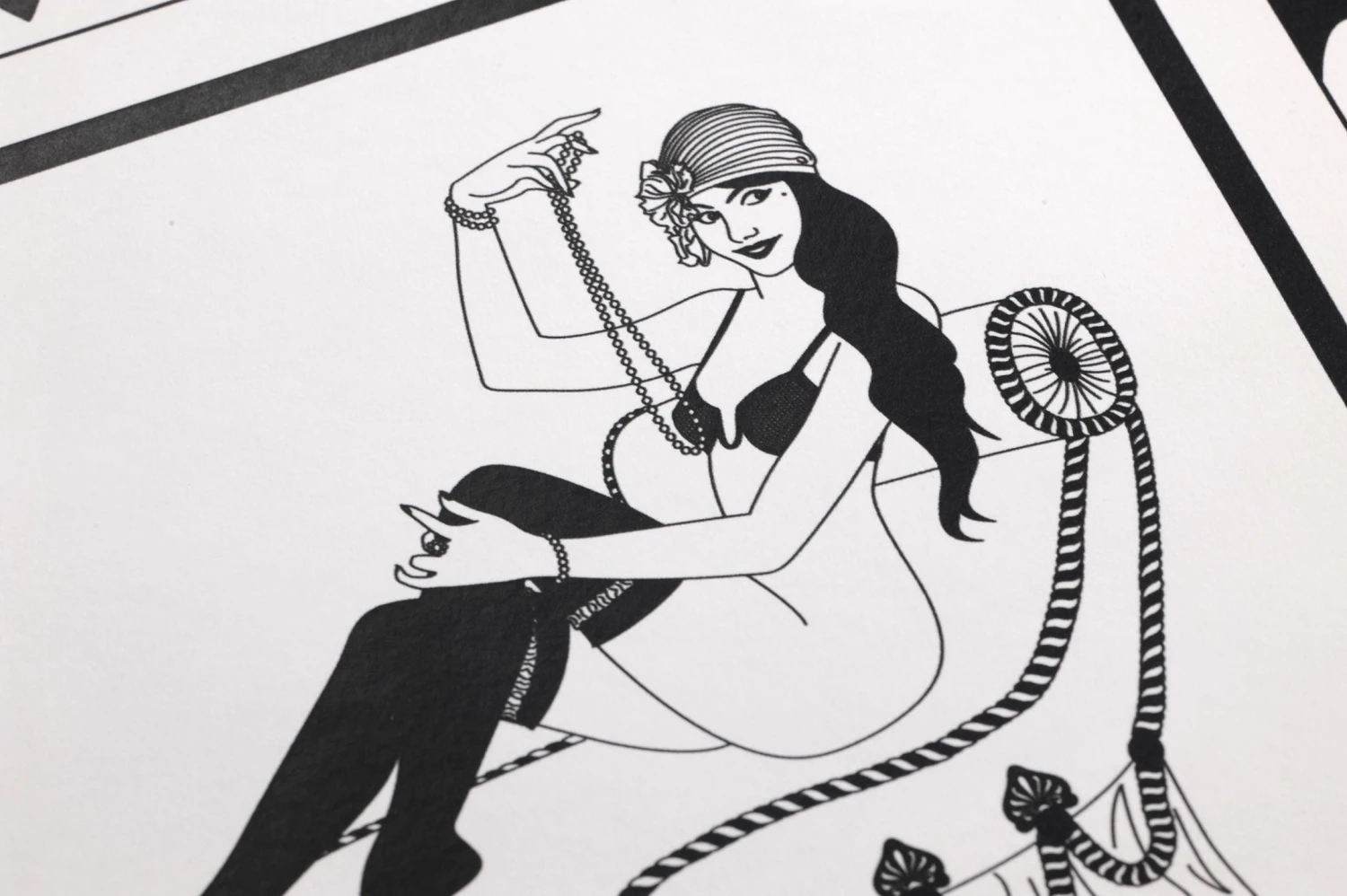 Tapete 1920's Glamour Schwarz 3 Tapete 1920's Glamour Schwarz – Bild 3