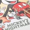 Tapete 1930s Mickey Mouse Hellblau