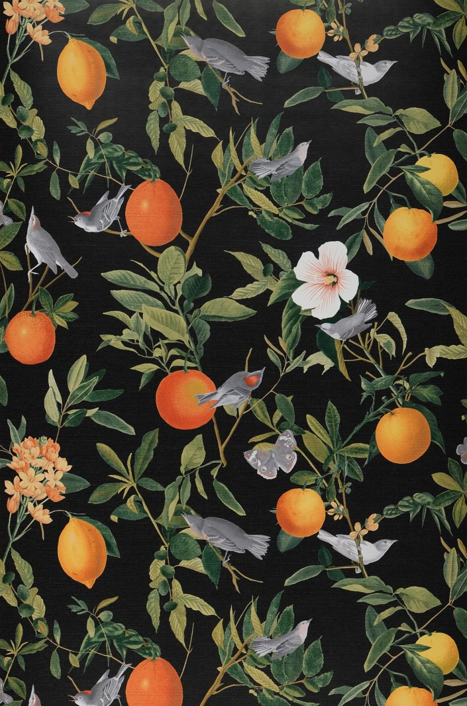 Tapete Imari Schwarzgrau 2 Tapete Imari Schwarzgrau – Bild 2