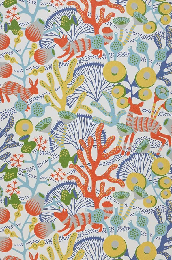 Tapete Serena Korallenrot 1 Tapete Serena Korallenrot