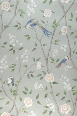 Tapete Leonidas Weissgrün