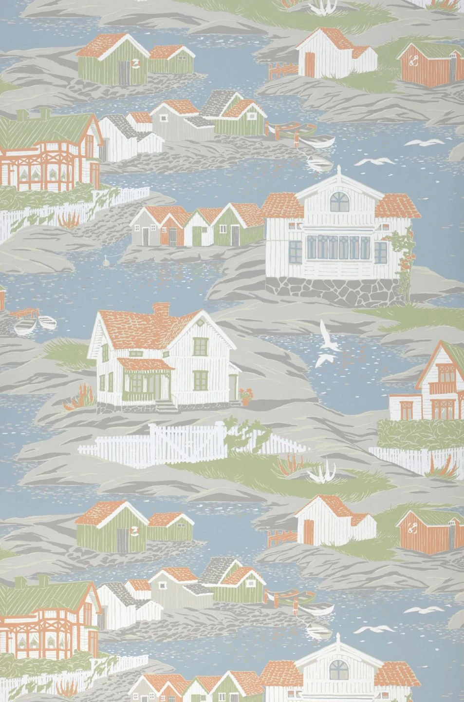 Tapete Cordelia Hellgraublau 1 Tapete Cordelia Hellgraublau