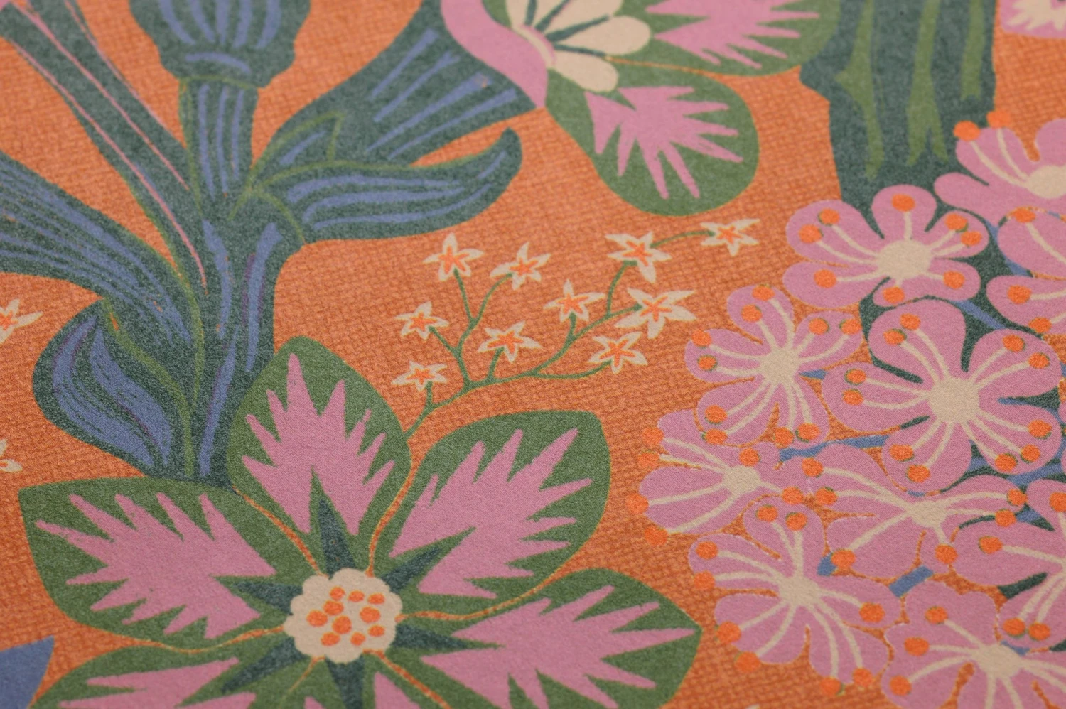 Tapete Fanfara Orange 3 Tapete Fanfara Orange – Bild 3