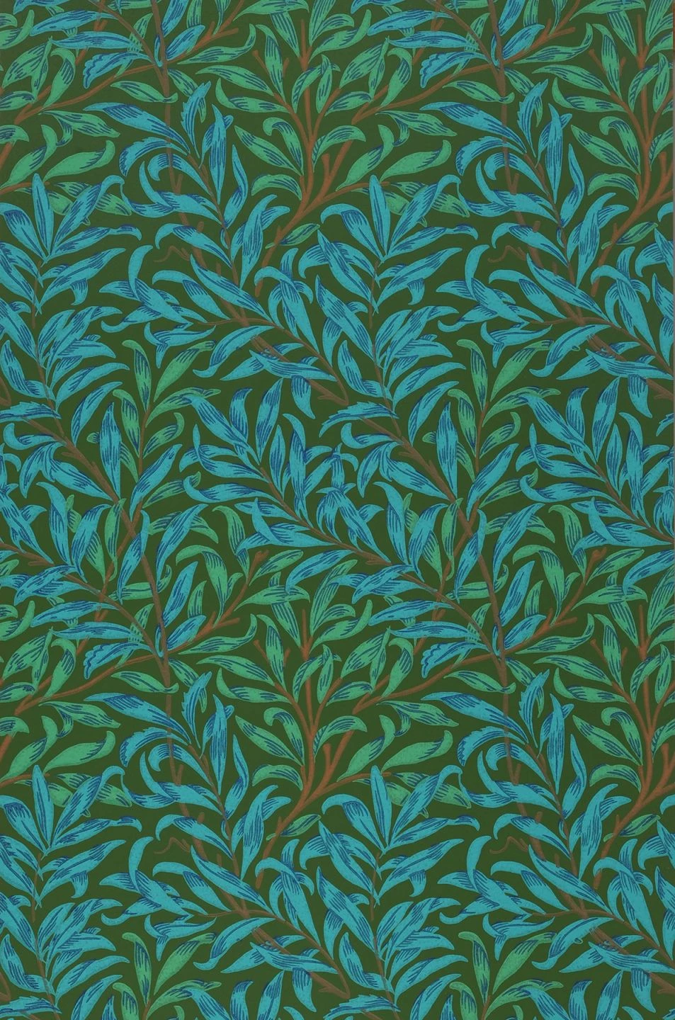 Tapete Darcie Türkisblau 2 Tapete Darcie Türkisblau – Bild 2