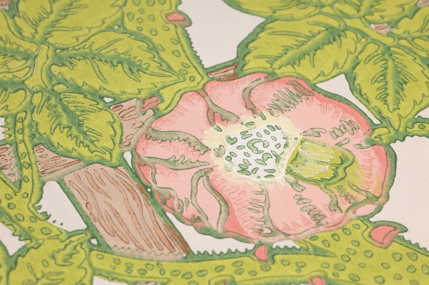 Tapete Matilda Gelbgrün 3 Tapete Matilda Gelbgrün – Bild 3