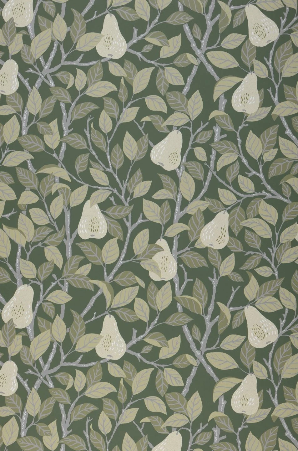 Tapete Estelle Dunkelgrün 1 Tapete Estelle Dunkelgrün