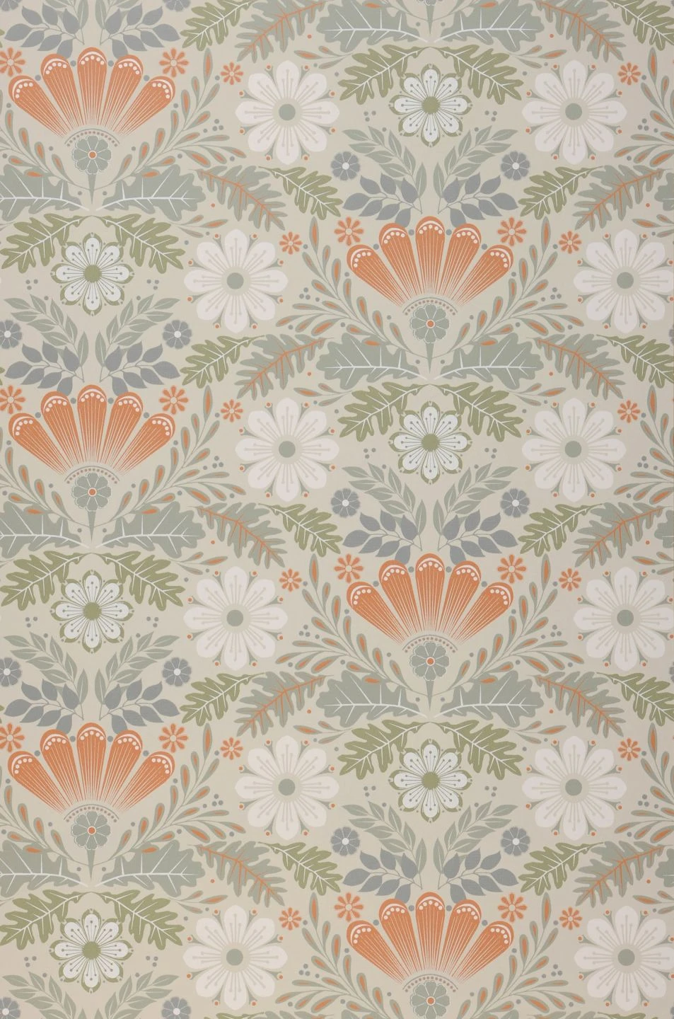 Tapete Johanna Orangebraun 1 Tapete Johanna Orangebraun