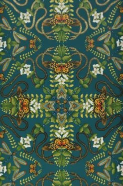 Tapete Hakama Wasserblau