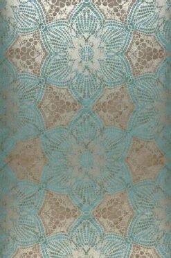 Tapete Marrakesh Türkisblau