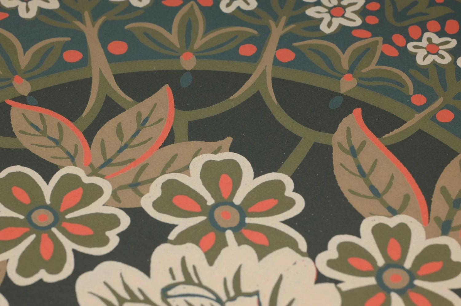 Tapete Sofia Tannengrün 3 Tapete Sofia Tannengrün – Bild 3