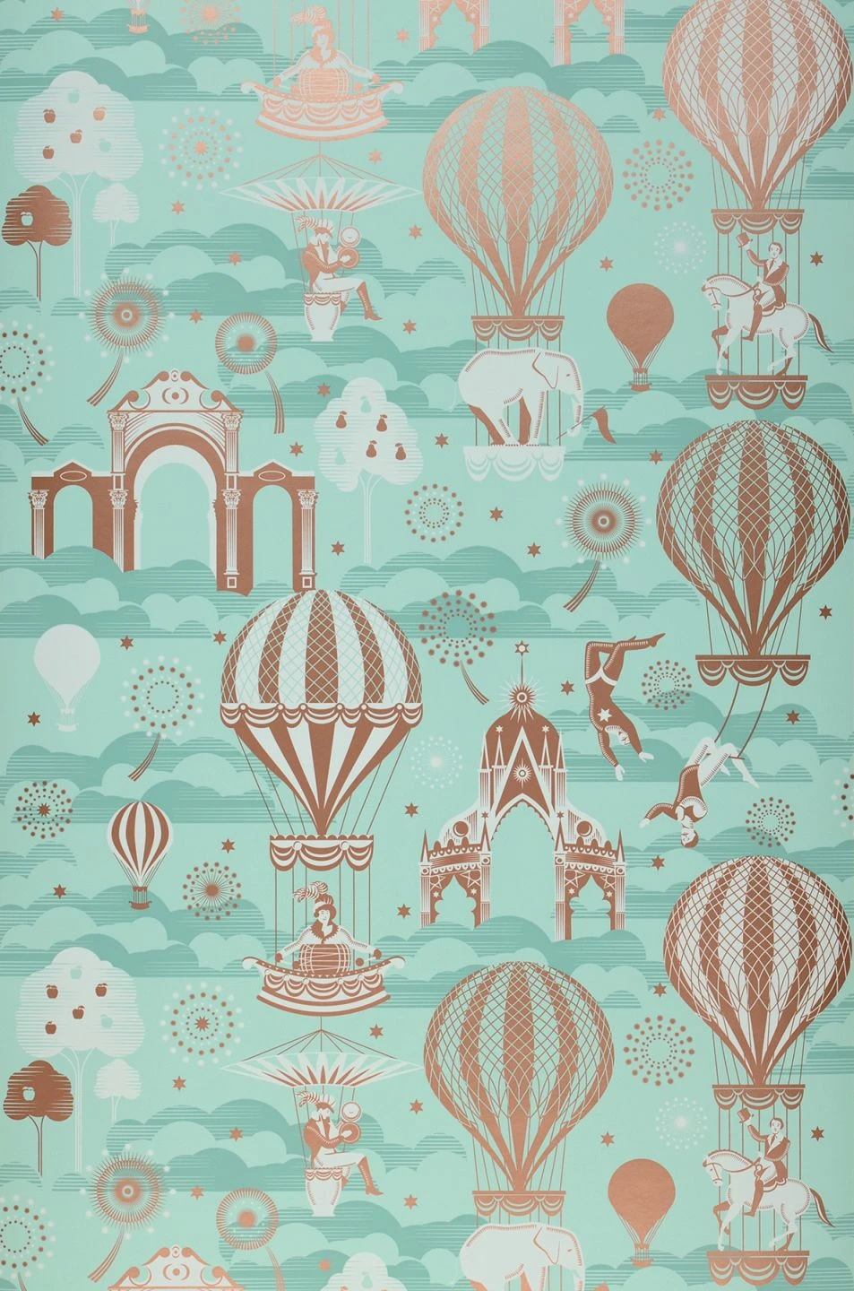 Tapete Rosi Hellgrün 2 Tapete Rosi Hellgrün – Bild 2