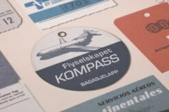 Tapete Vintage Air Travel Eierschale -ferm LIVING Verkäufe 835251 B Vintage air travel 2880x1440