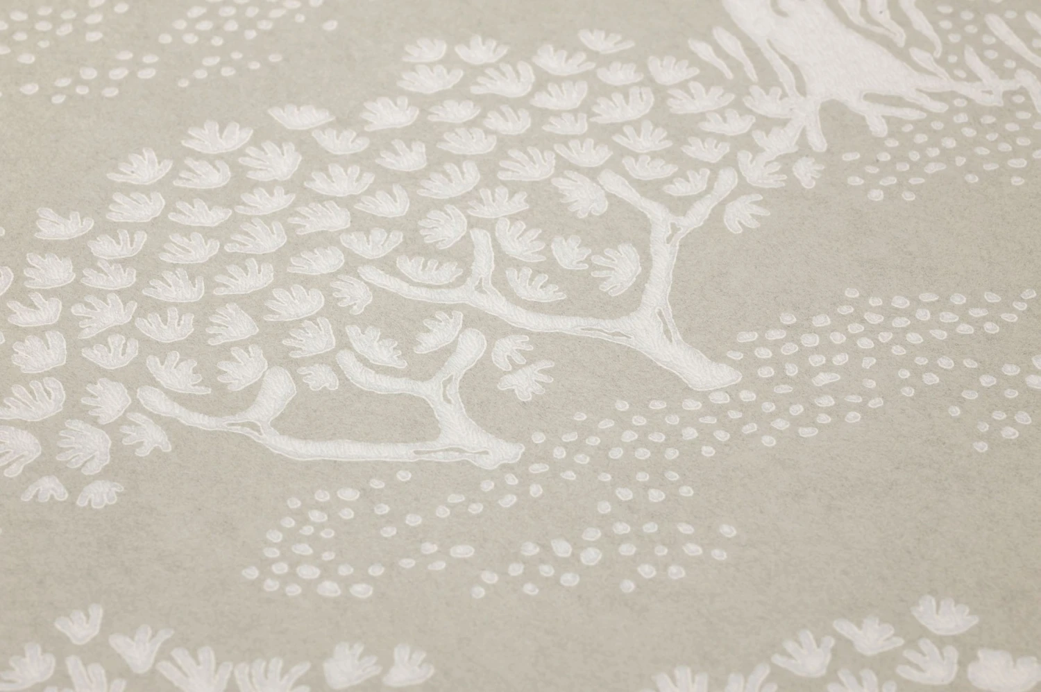 Tapete Woodland Graubeige 3 Tapete Woodland Graubeige – Bild 3