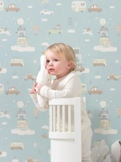 Tapete Above The Clouds Hellblau 6 Tapete Above The Clouds Hellblau -ferm LIVING Verkäufe Above the clouds C 389282 2880x1440