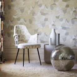 Tapete Adarna Hellgraubeige