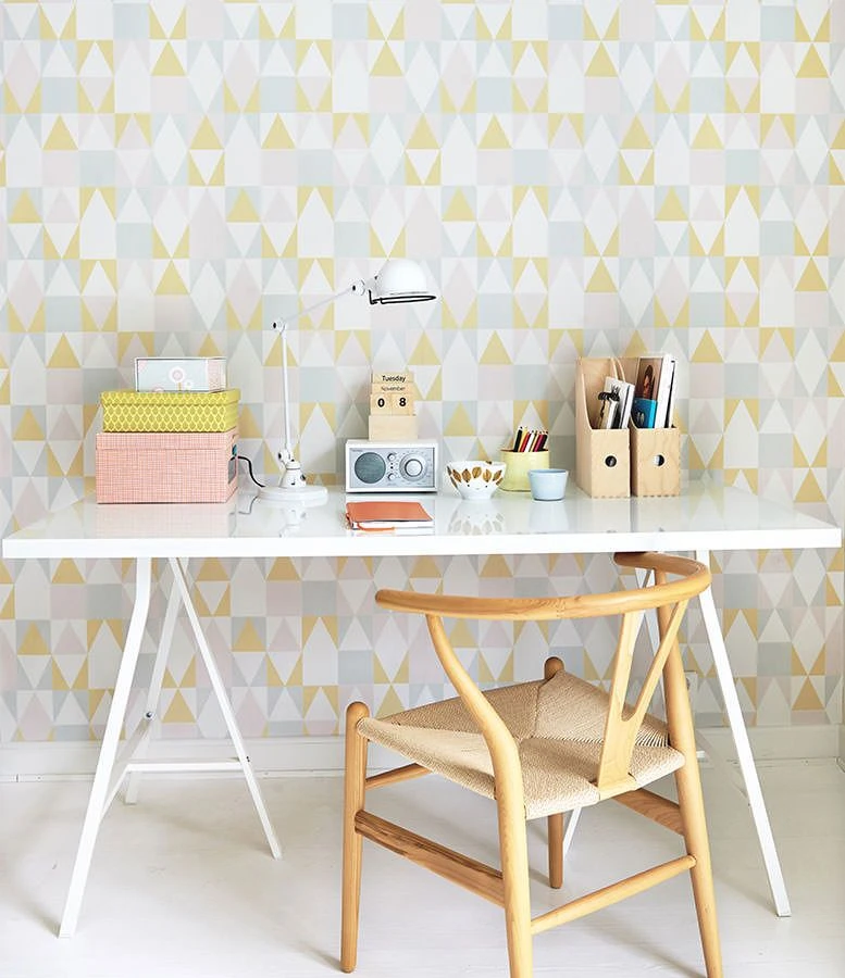 Tapete Alice Zitronengelb 4 Tapete Alice Zitronengelb – Bild 4