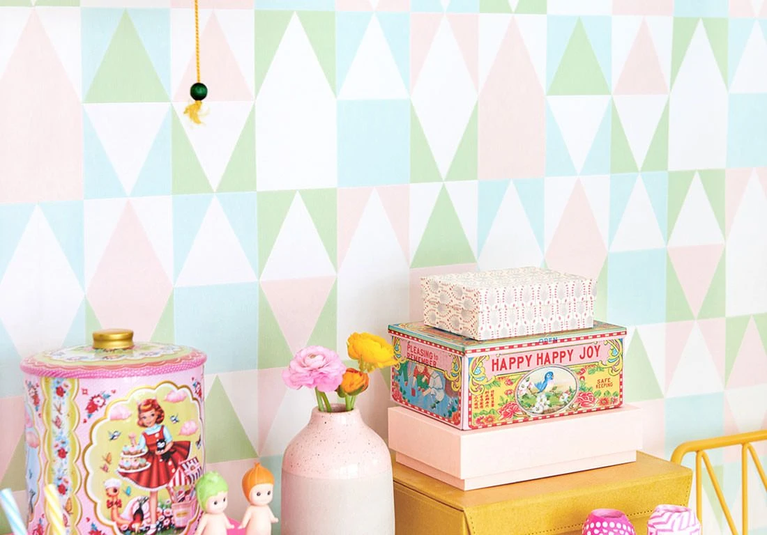 Tapete Alice Blassgrün 1 Tapete Alice Blassgrün