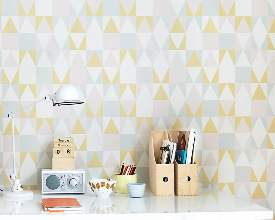 Tapete Alice Zitronengelb 1 Tapete Alice Zitronengelb