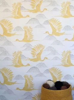 Tapete Alva Maisgelb