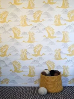 Tapete Alva Maisgelb 7 Tapete Alva Maisgelb -ferm LIVING Verkäufe Alva B 783151 2880x1440