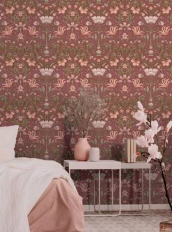 Tapete Andana Weinrot -ferm LIVING Verkäufe Andana B 104661 2880x1440