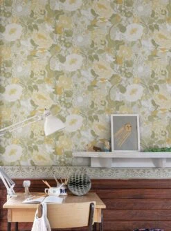 Tapete Annika Olivgrün 5 Tapete Annika Olivgrün -ferm LIVING Verkäufe Annika B 485382 2880x1440