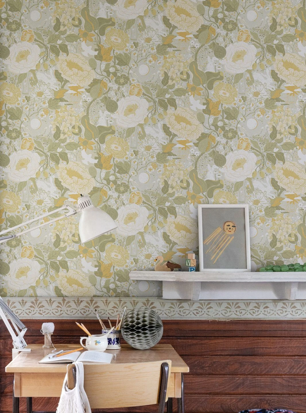 Tapete Annika Olivgrün 3 Tapete Annika Olivgrün – Bild 3