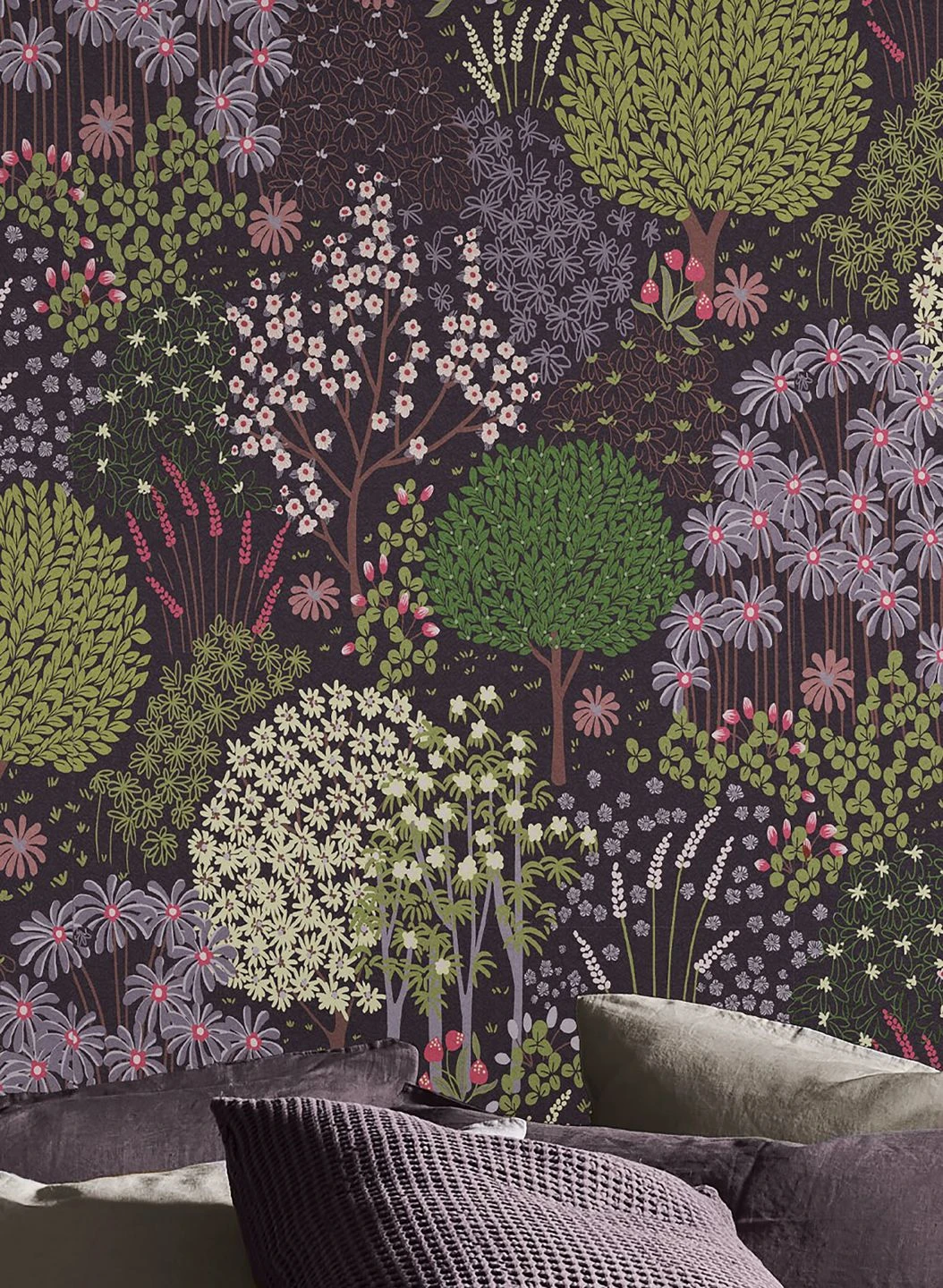 Tapete Aurora Violett 1 Tapete Aurora Violett