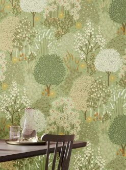 Tapete Aurora Schilfgrün