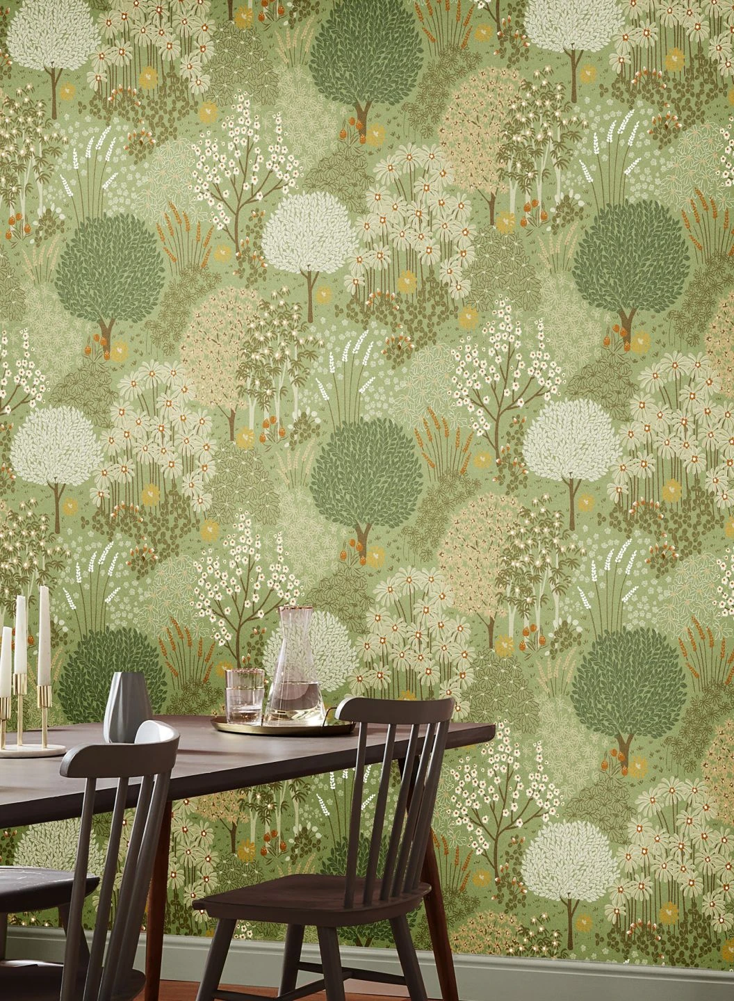 Tapete Aurora Schilfgrün 3 Tapete Aurora Schilfgrün – Bild 3