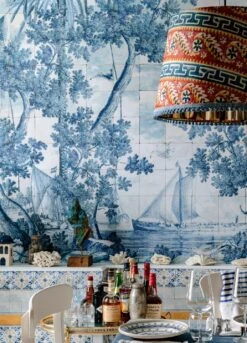 Wandbild Azure Blau -ferm LIVING Verkäufe Azure A 725001 2880x1440