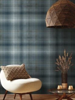 Tapete Balangan Dunkelblau