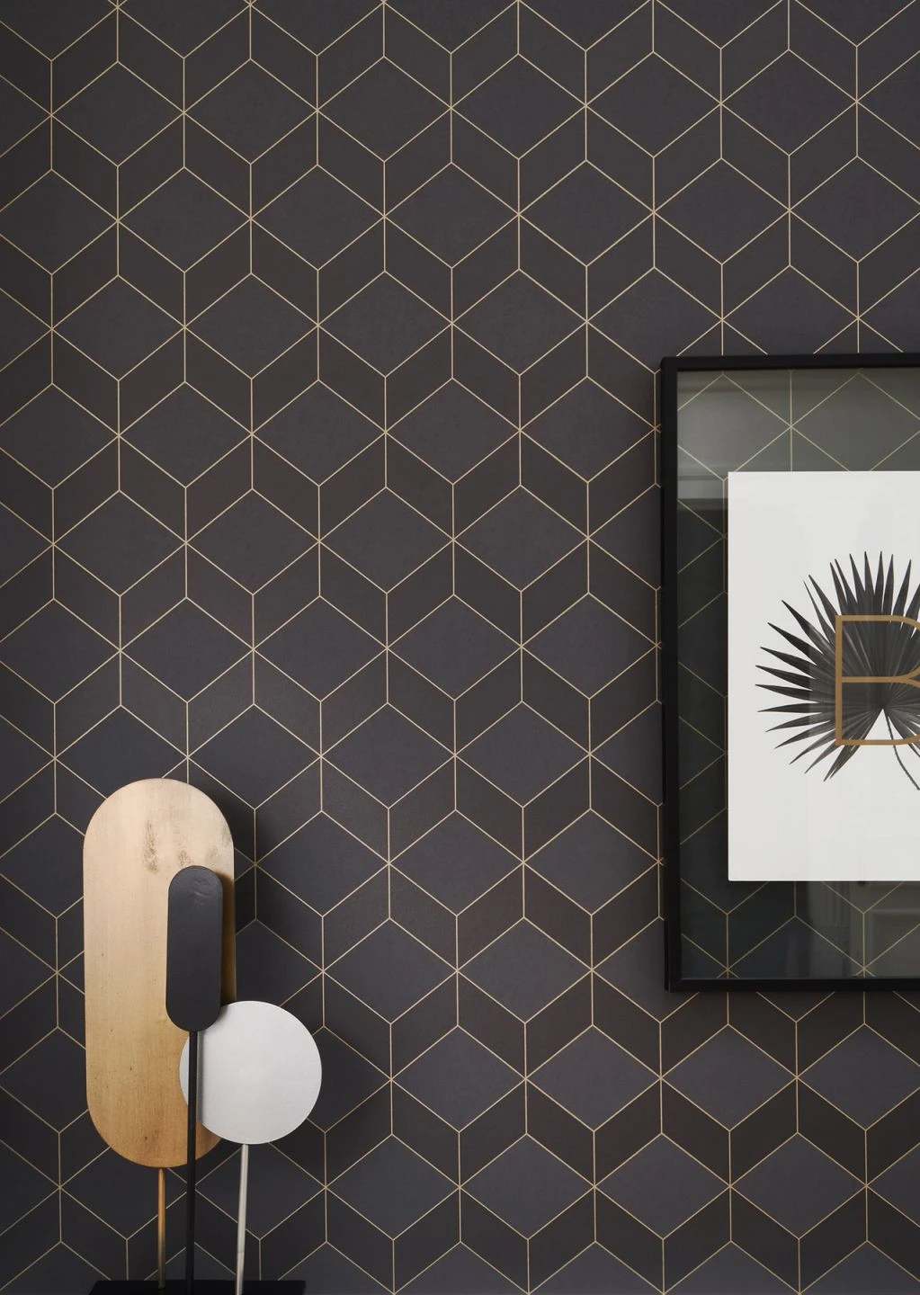 Tapete Barite Anthrazit Schimmer 4 Tapete Barite Anthrazit Schimmer – Bild 4