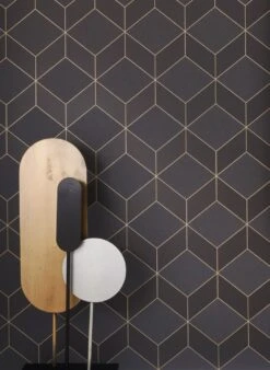 Tapete Barite Anthrazit Schimmer