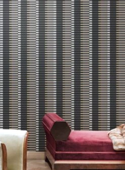 Tapete Basma Graphitgrau -ferm LIVING Verkäufe Basma 625762 2880x1440