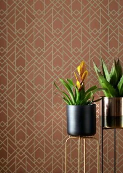 Tapete Baya Kupferbraun 7 Tapete Baya Kupferbraun -ferm LIVING Verkäufe Baya B 158036 2880x1440