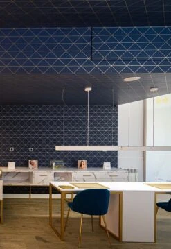 Tapete Biloba Dunkelblau 7 Tapete Biloba Dunkelblau -ferm LIVING Verkäufe Biloba C 451372 2880x1440