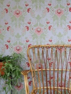 Tapete Clothilde Hellgrün