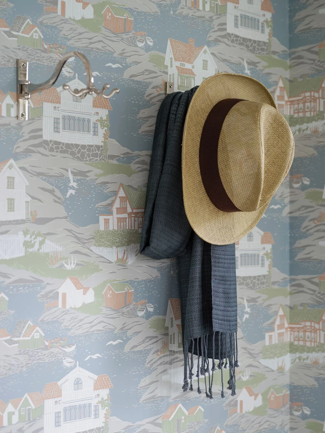 Tapete Cordelia Hellgraublau 2 Tapete Cordelia Hellgraublau – Bild 2