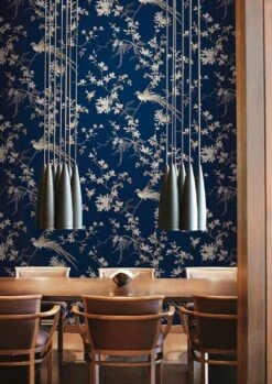 Tapete Coringa Dunkelblau -ferm LIVING Verkäufe Coringa 790394 2880x1440