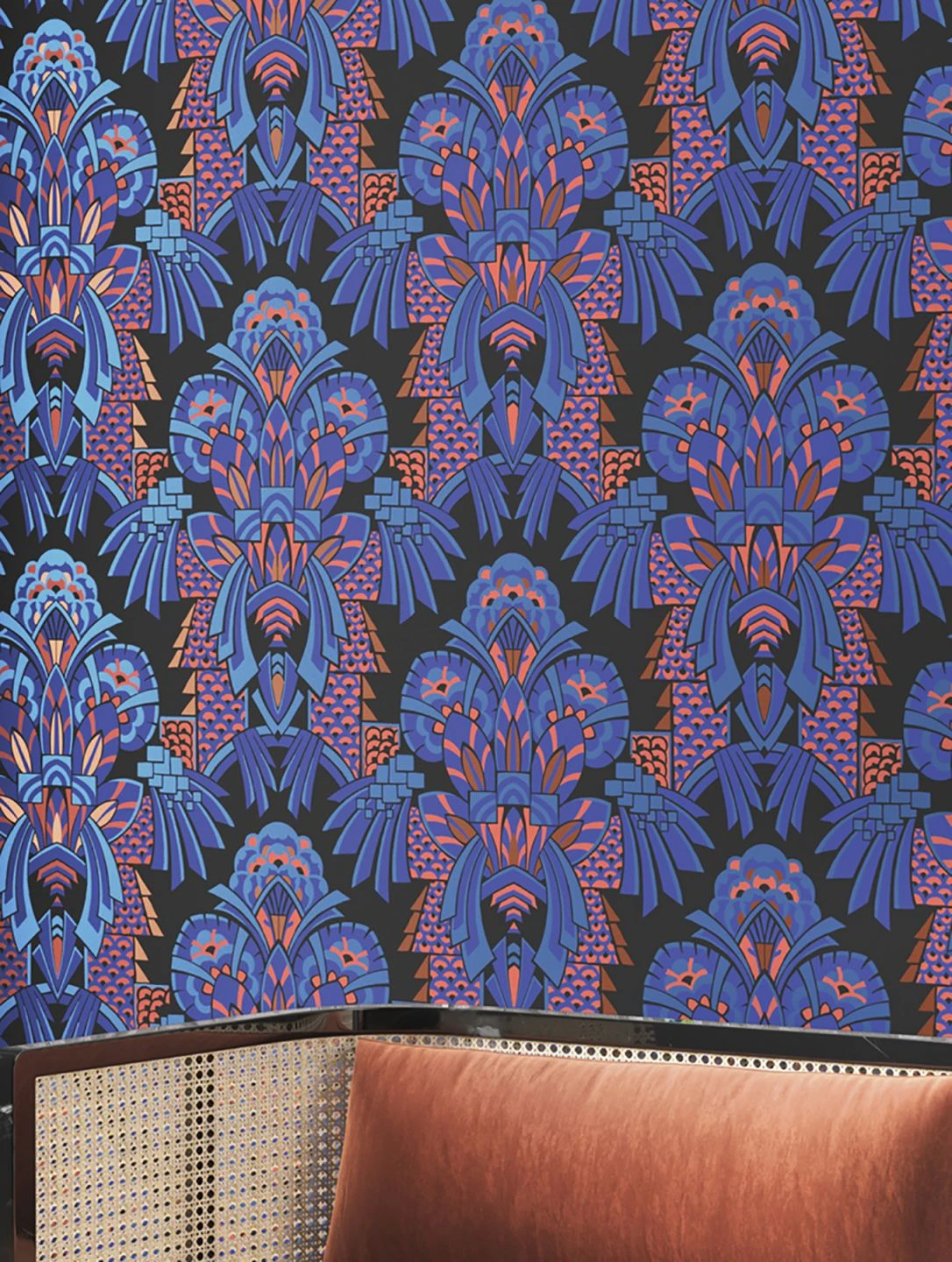 Tapete Demetrius Blau 1 Tapete Demetrius Blau