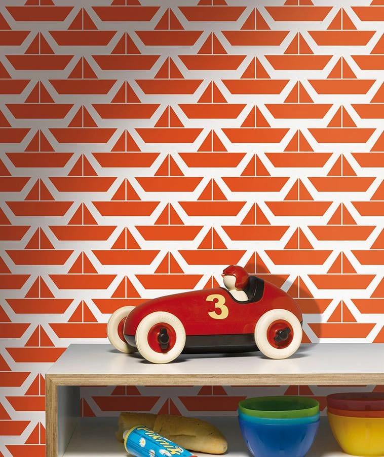 Tapete Divis Orangerot 1 Tapete Divis Orangerot