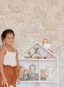 Tapete Dollhouse Cremeweiss -ferm LIVING Verkäufe Dollhouse D 389353 2880x1440