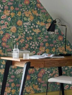 Tapete Dorea Blaugrün 7 Tapete Dorea Blaugrün -ferm LIVING Verkäufe Dorea B 432084 2880x1440