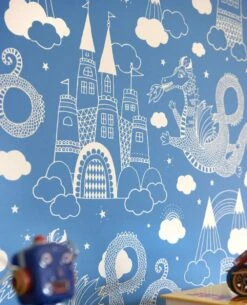 Tapete Drakhimlen Himmelblau 7 Tapete Drakhimlen Himmelblau -ferm LIVING Verkäufe Drakhimlen 389031 B 2880x1440