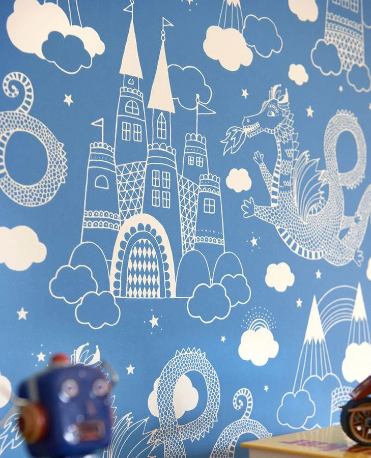 Tapete Drakhimlen Himmelblau 3 Tapete Drakhimlen Himmelblau – Bild 3