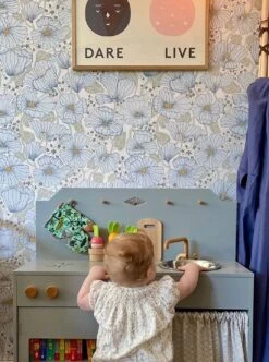 Tapete Ewa Zartblau -ferm LIVING Verkäufe Ewa B 485291 2880x1440