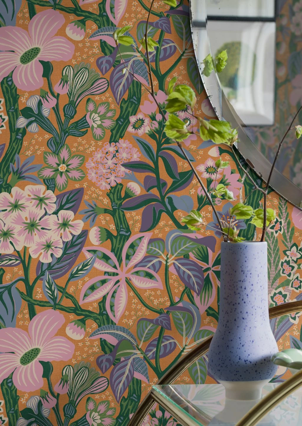 Tapete Fanfara Orange 1 Tapete Fanfara Orange